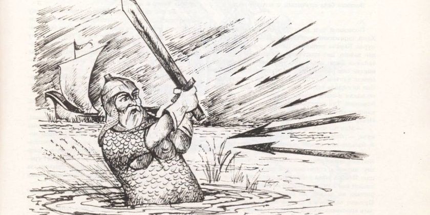 Смерть Ермака Картинки