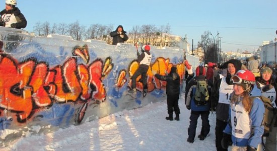 Ледовое граффити 2017