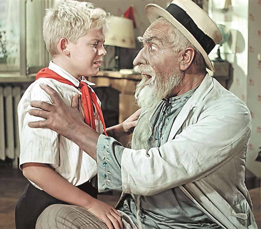 Киношный Волька и Хоттабыч