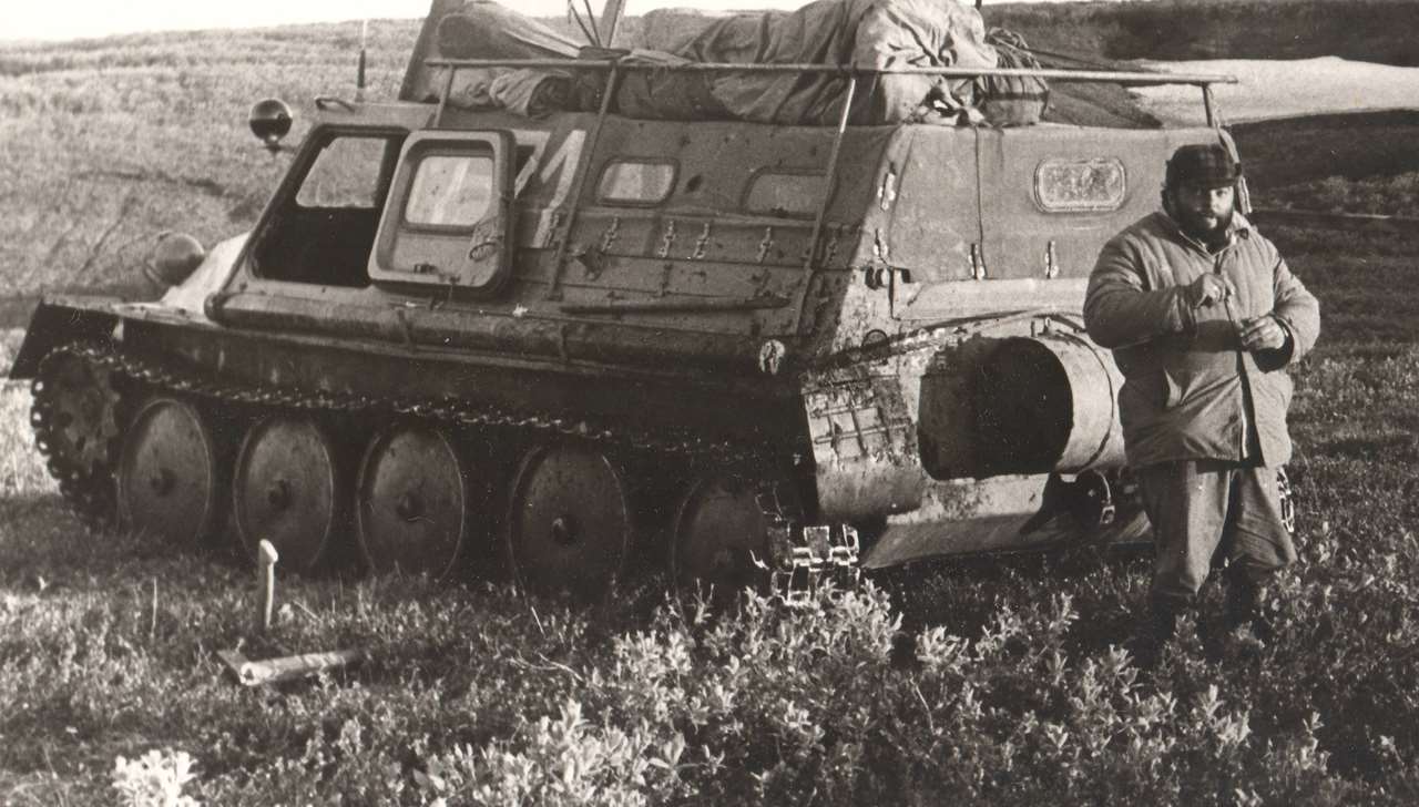 У вездехода. . Оз. Дияты. 1980 г.