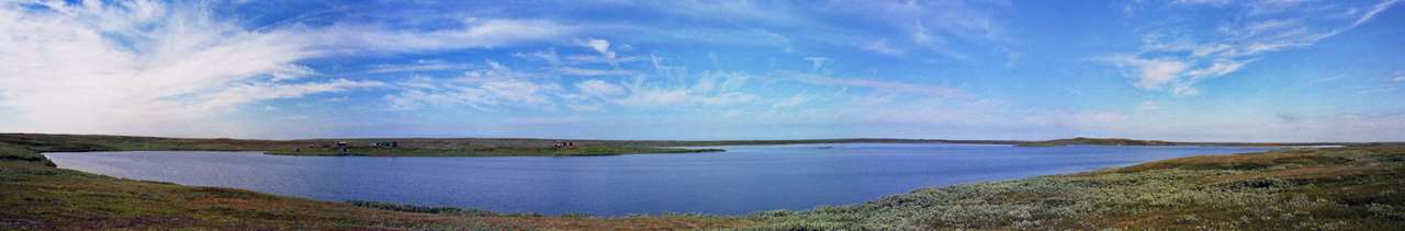 Ванюкты — пример озера послеледникового ландшафта.