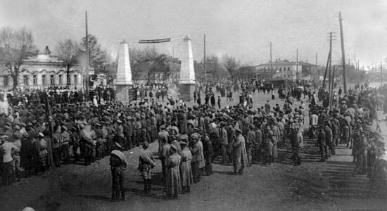 Московская застава на посту